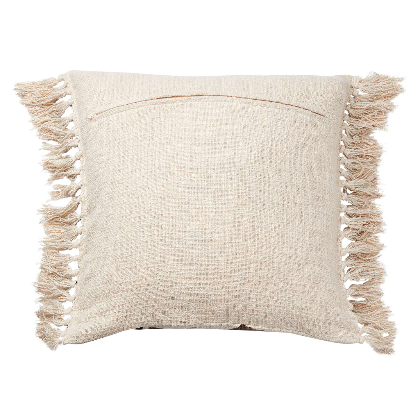 FERNANDO Cushion cover, Natural/black/brown