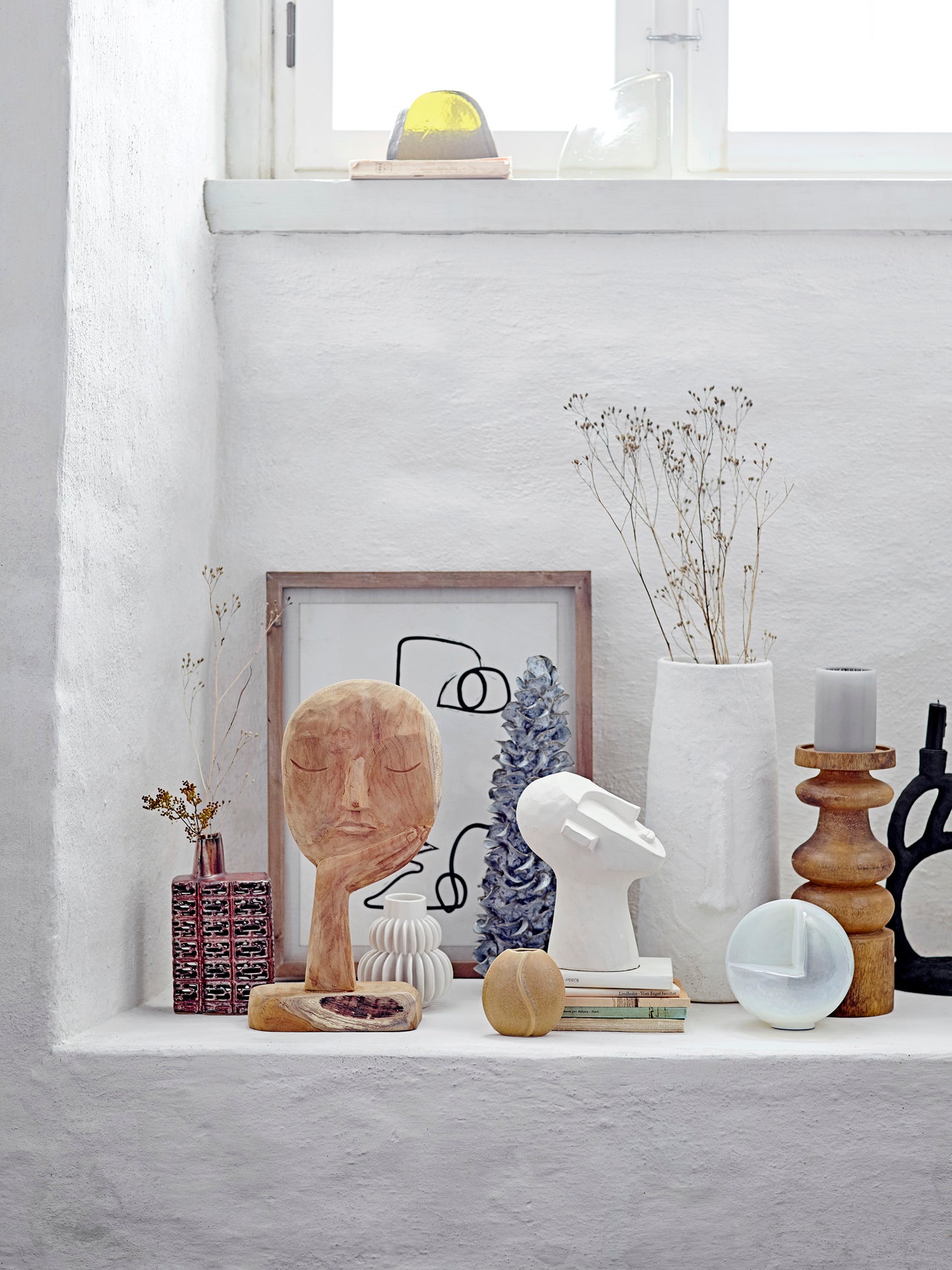 Indo Deco, White, Cement