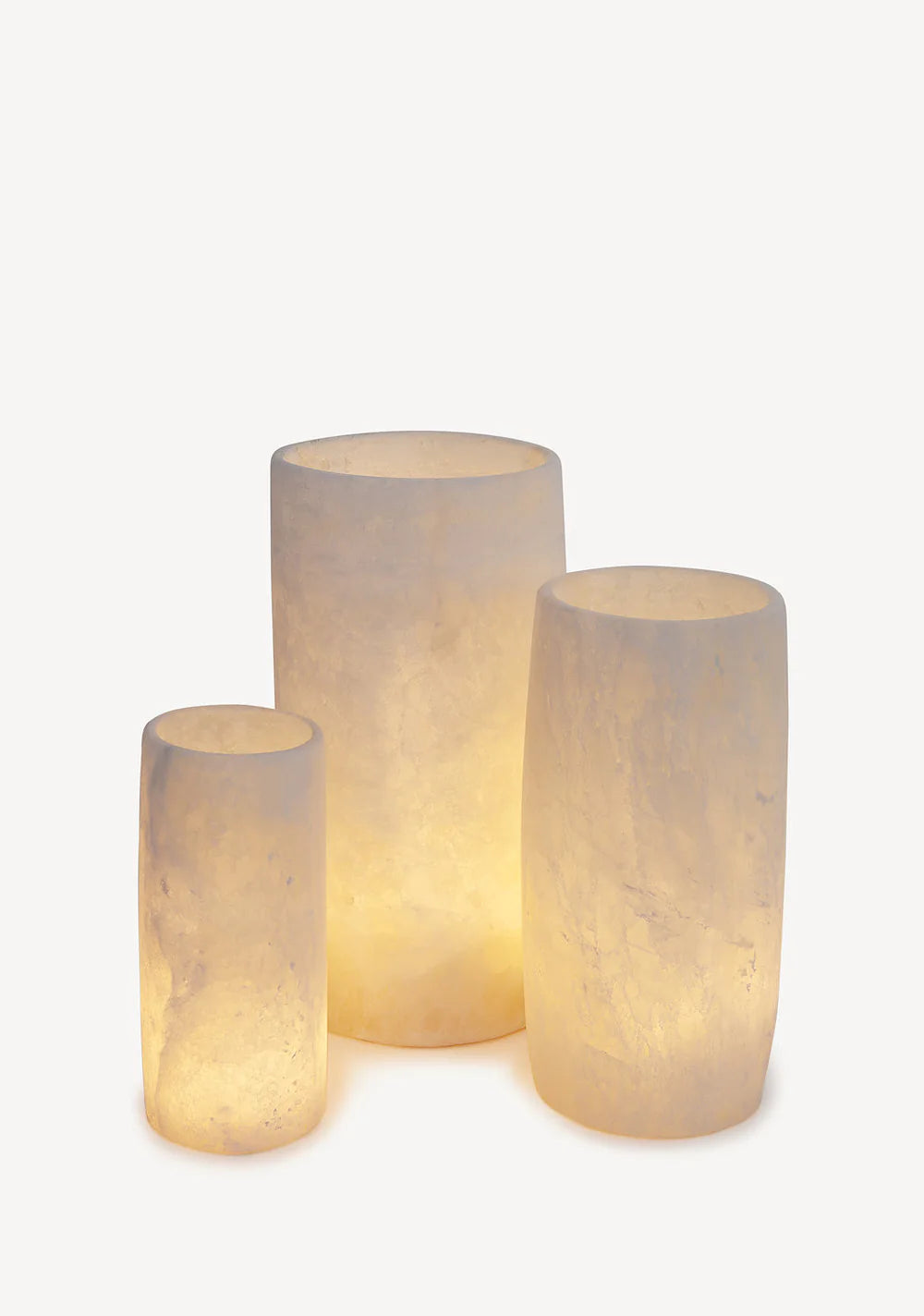 Alabaster Candle Holder